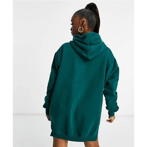 New COTTON blend oversized hoodie dress by PUBLIC DESIRE #A185J - Picture 3 of 15